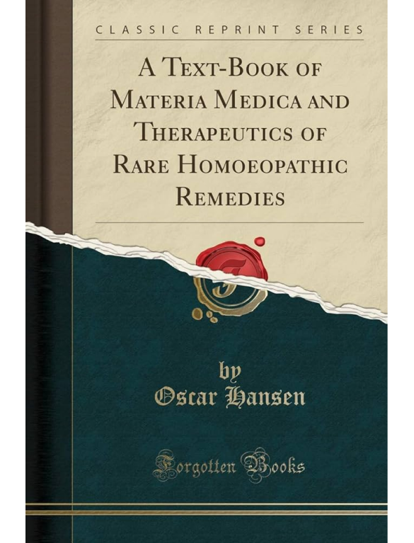 A Text book of Materia Medica and Therapeutics