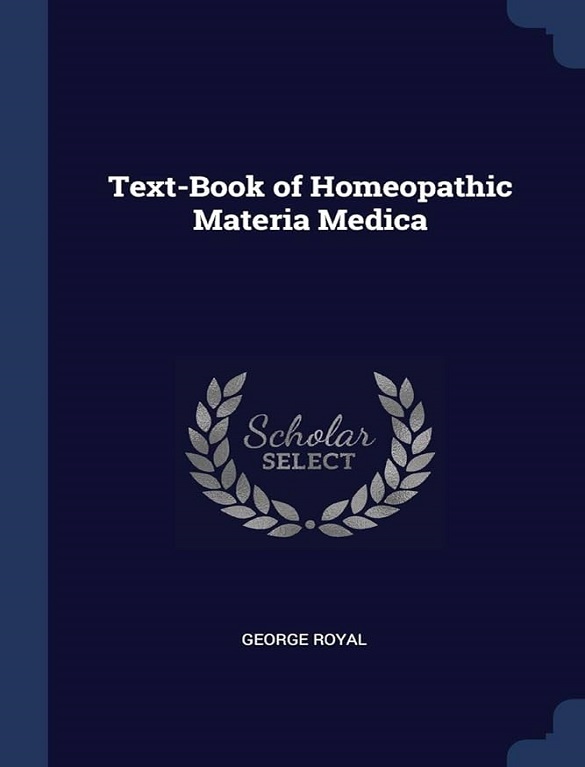 Text Book of Homeopathic Materia Medica